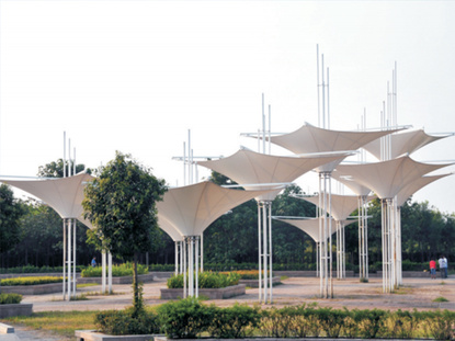 景區(qū)倒帽口膜結構