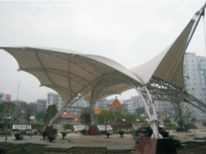 廣場(chǎng)長(cháng)廊膜結構工(gōng)程