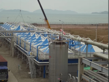 曝氣池膜加蓋工(gōng)程